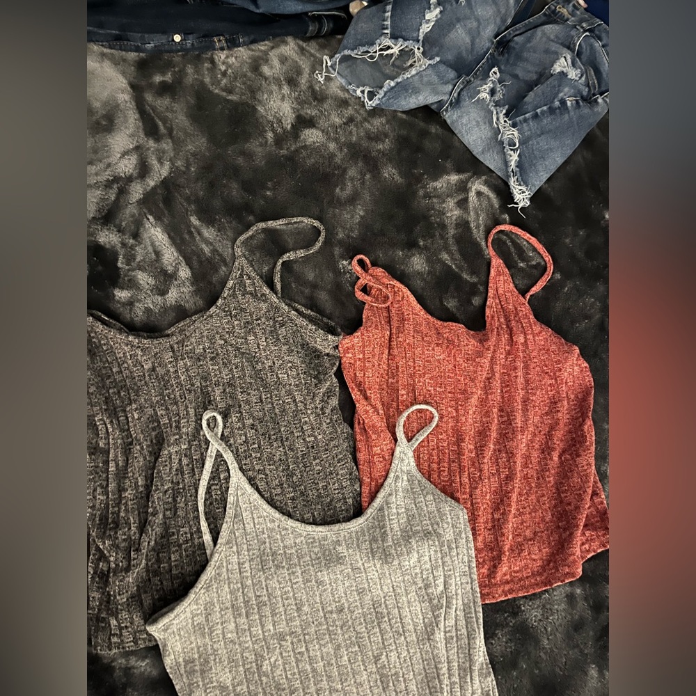 Sleep crop tops